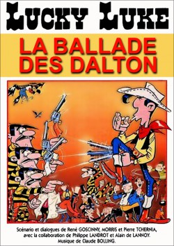 Plakát filmu Balada o bratrech Daltonových / La ballade des Dalton
