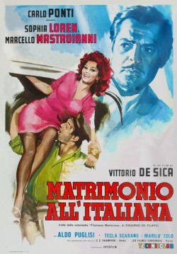 Plakát filmu Manželství po italsku / Matrimonio all'italiana