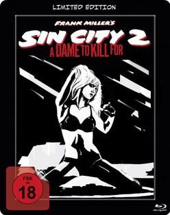 BD obal filmu Sin City: Ženská, pro kterou bych vraždil / Frank Miller's Sin City: A Dame to Kill For