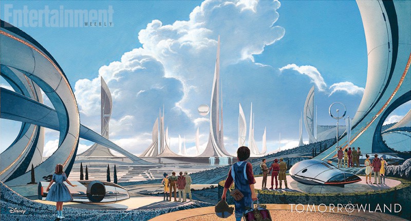 Concept art filmu Země zítřka / Tomorrowland
