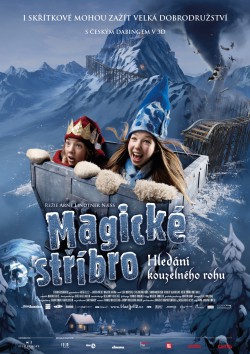 Český plakát filmu Magické stříbro - hledání kouzelného rohu / Blåfjell 2 - Jakten på det magiske horn