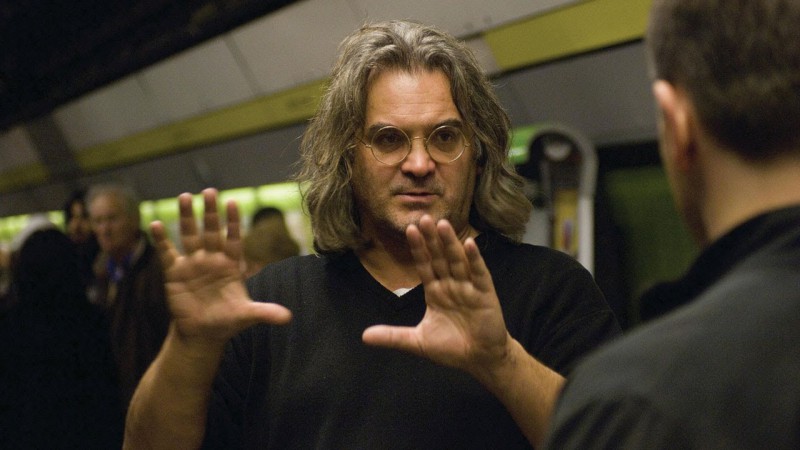 Paul Greengrass při natáčení filmu Let číslo 93 / United 93