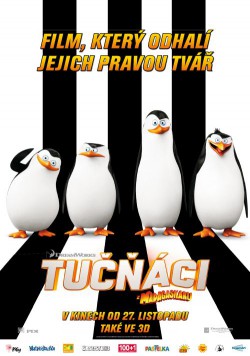 Český plakát filmu Tučňáci z Madagaskaru / Penguins of Madagascar