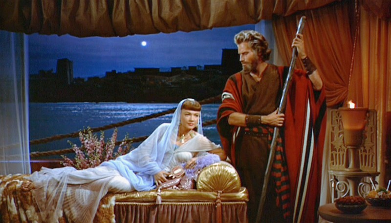 Anne Baxter, Charlton Heston ve filmu Desatero přikázání / The Ten Commandments