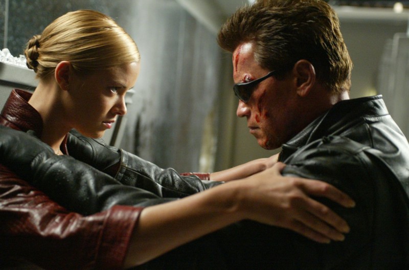 Arnold Schwarzenegger, Kristanna Loken ve filmu Terminátor 3: Vzpoura strojů / Terminator 3: Rise of the Machines