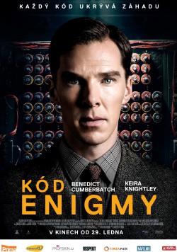 Český plakát filmu Kód Enigmy / The Imitation Game