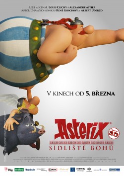 Český plakát filmu Asterix: Sídliště bohů / Astérix: Le domaine des dieux
