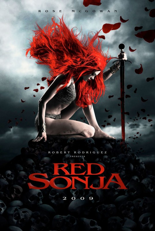 Plakát neexistujícího filmu Red Sonja