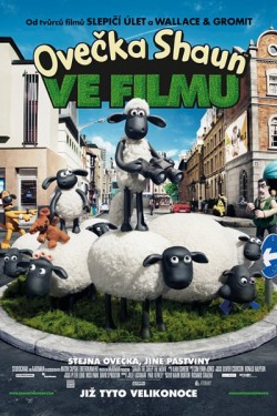Český plakát filmu Ovečka Shaun ve filmu / Shaun the Sheep Movie