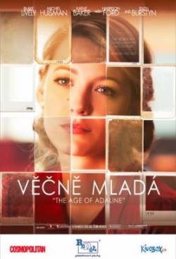 Český plakát filmu Věčně mladá / The Age of Adaline