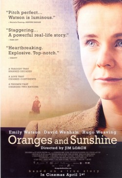 Plakát filmu Prázdná kolébka / Oranges and Sunshine