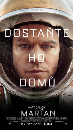 Český plakát filmu Marťan / The Martian