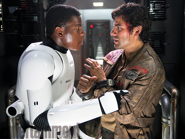John Boyega, Oscar Isaac ve filmu Star Wars: Síla se probouzí / 