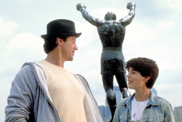 Sage Stallone, Sylvester Stallone ve filmu Rocky 5 / Rocky V