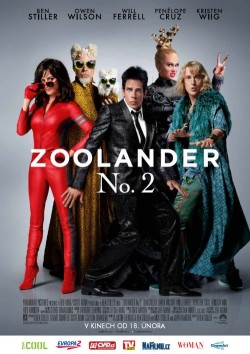 Český plakát filmu Zoolander No. 2 / Zoolander 2