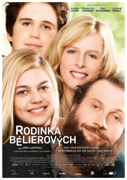 Český plakát filmu Rodinka Belierových / La famille Bélier