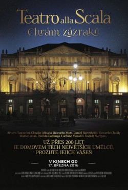 Český plakát filmu La Scala - Chrám zázraků / Teatro alla scala il tempio delle meraviglie