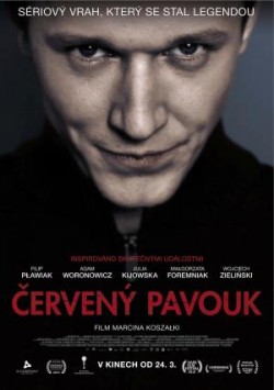 Český plakát filmu Červený pavouk / Czerwony Pająk