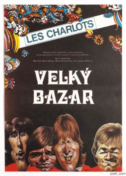 Český plakát filmu Velký bazar / Le grand bazar