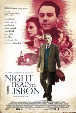 Český plakát filmu Noční vlak do Lisabonu / Night Train to Lisbon