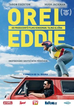 Český plakát filmu Orel Eddie / Eddie the Eagle