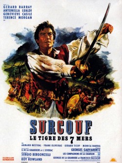 Plakát filmu Tygr sedmi moří / Surcouf, l'eroe dei sette mari