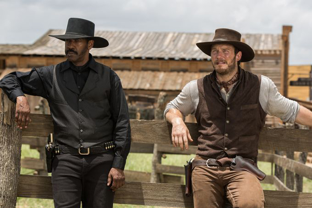 Denzel Washington, Chris Pratt ve filmu Sedm statečných / The Magnificent Seven