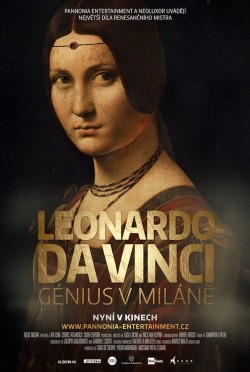 Český plakát filmu Leonardo da Vinci: Génius v Miláně / Leonardo da Vinci - The Ultimate Exhibition