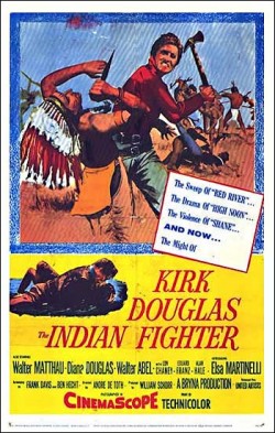 Plakát filmu Bojovník s indiány / The Indian Fighter