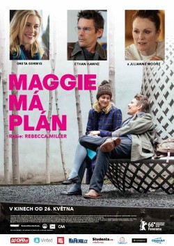 Český plakát filmu Maggie má plán / Maggie's Plan