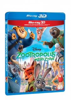 BD obal filmu Zootropolis: Město zvířat / Zootopia