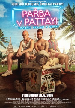 Český plakát filmu Pařba v Pattayi / Pattaya