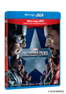 BD obal filmu Captain America: Občanská válka / Captain America: Obcanská válka