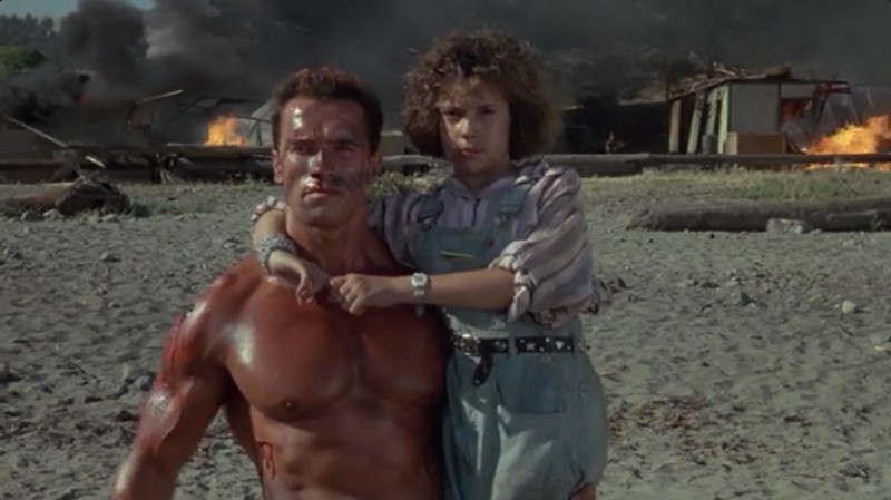 Arnold Schwarzenegger, Rae Dawn Chong ve filmu Komando / Commando