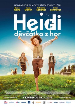 Český plakát filmu Heidi, děvčátko z hor / Heidi