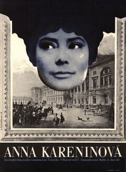 Český plakát filmu Anna Kareninová / Anna Karenina