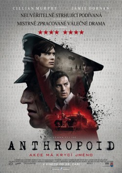 Český plakát filmu Anthropoid / Anthropoid