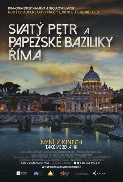 Český plakát filmu Svatý Petr a papežské baziliky Říma / St. Peter's and the Papal Basilicas of Rome 3D