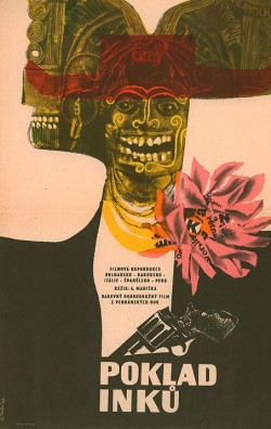 Český plakát filmu Poklad Inků / Das Vermächtnis des Inka