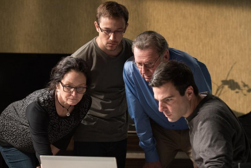 Tom Wilkinson, Zachary Quinto, Melissa Leo, Joseph Gordon-Levitt ve filmu Snowden / Snowden