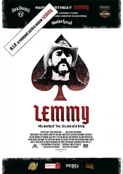Český plakát filmu Lemmy Forever / Lemmy