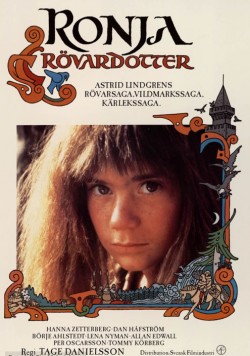Plakát filmu Ronja, dcera loupežníka / Ronja Rövardotter
