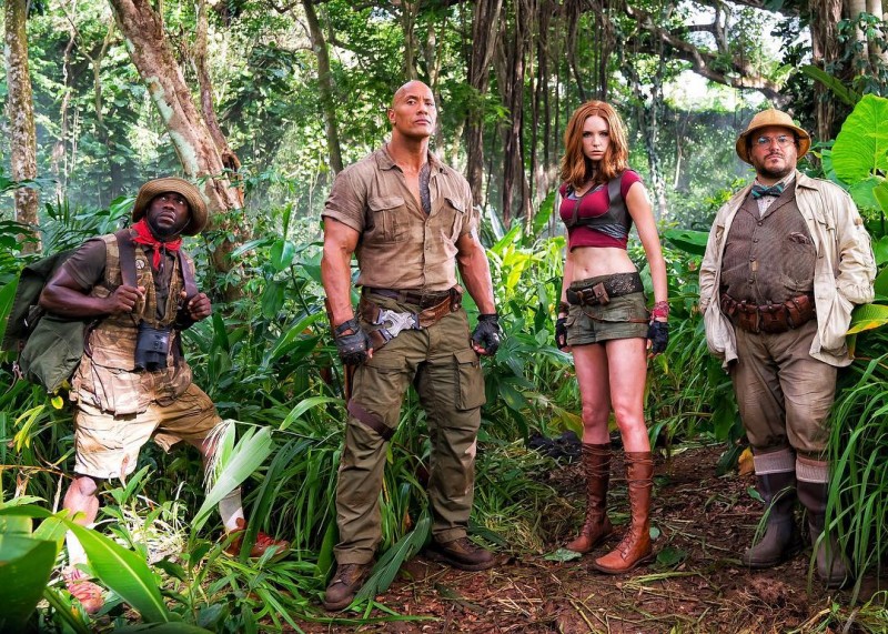 Dwayne Johnson ve filmu  / Jumanji