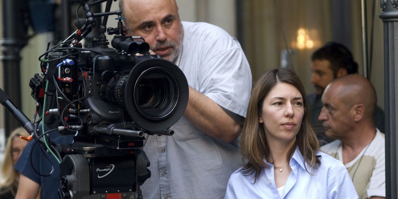 Sofia Coppola při natáčení filmu