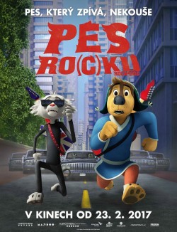 Český plakát filmu Pes ro(c)ku / Rock Dog