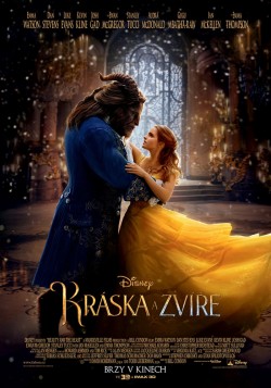 Český plakát filmu Kráska a zvíře / Beauty and the Beast