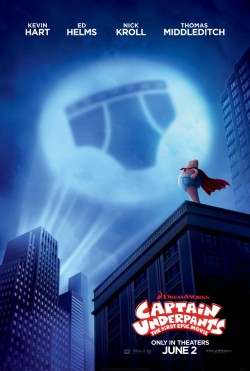 Plakát filmu Kapitán Bombarďák ve filmu / Captain Underpants: The First Epic Movie