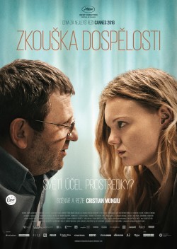 Český plakát filmu Zkouška dospělosti / Bacalaureat