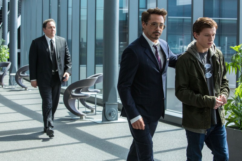 Jon Favreau, Robert Downey Jr., Tom Holland ve filmu  / Spider-Man: Homecoming