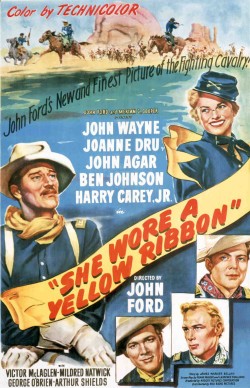 Plakát filmu Měla žlutou stužku / She Wore a Yellow Ribbon